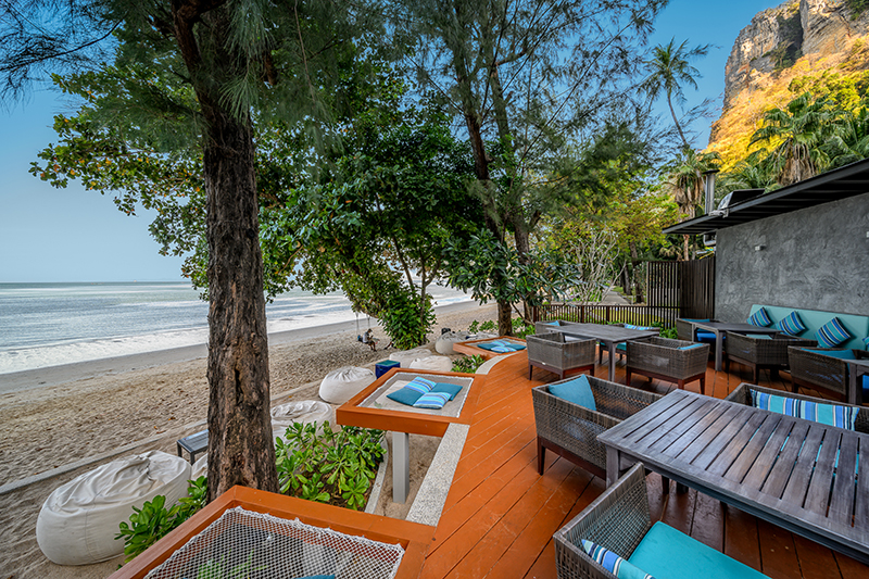 COAST Beach Club & Bistro in Pai Plong Bay.