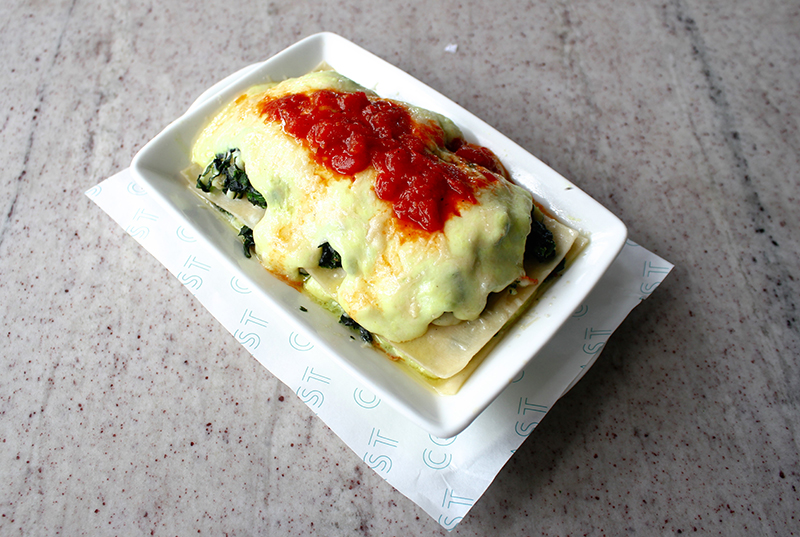 Seafood lasagne